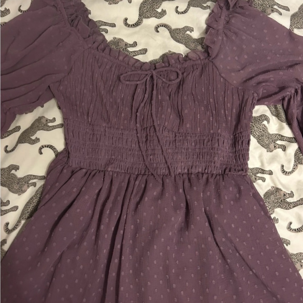 ASOS Purple Midi Dress - Picture 2 of 4